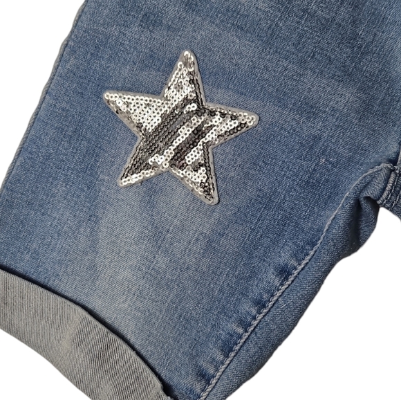 Tractr Girls Blue Jean Shorts Size 10 - Picture 4 of 5
